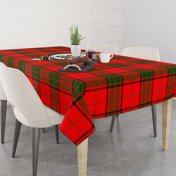 Maxwell Modern Tatan Tablecloth with Family Crest