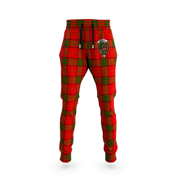 Maxwell Modern Tartan Joggers Pants with Family Crest
