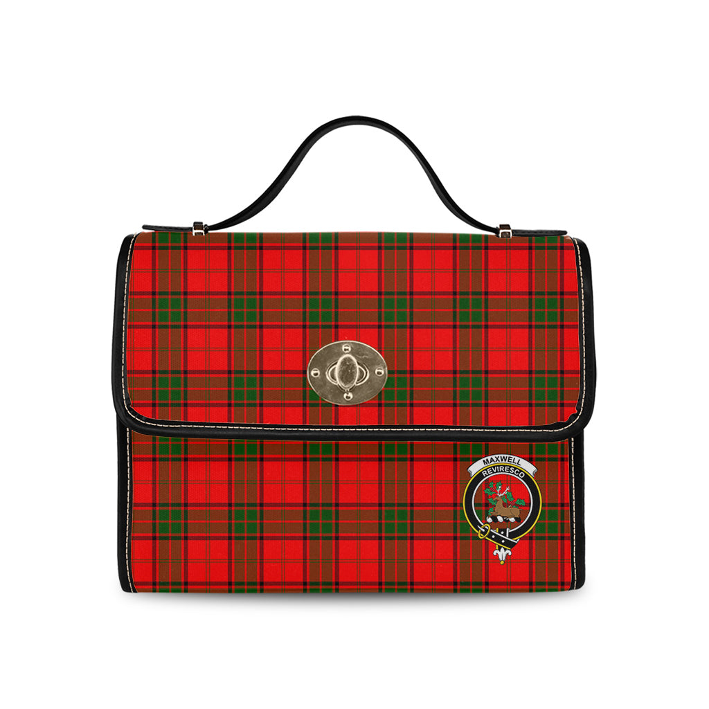 maxwell-modern-tartan-leather-strap-waterproof-canvas-bag-with-family-crest