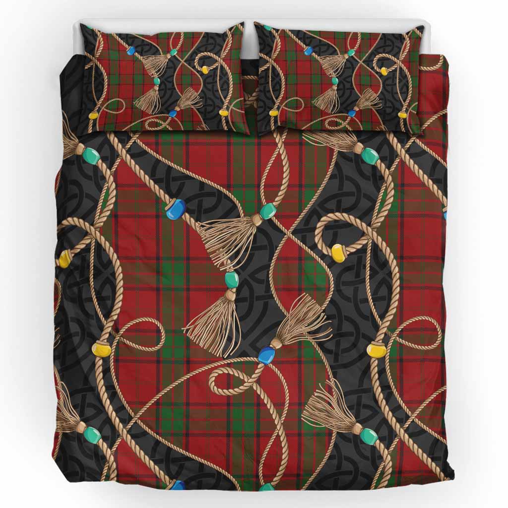 Maxwell Scottish Tartan Twisted Ropes Stylized Bedding Set UK Bedding Set UK King 91*87 inch - Tartan Vibes Clothing