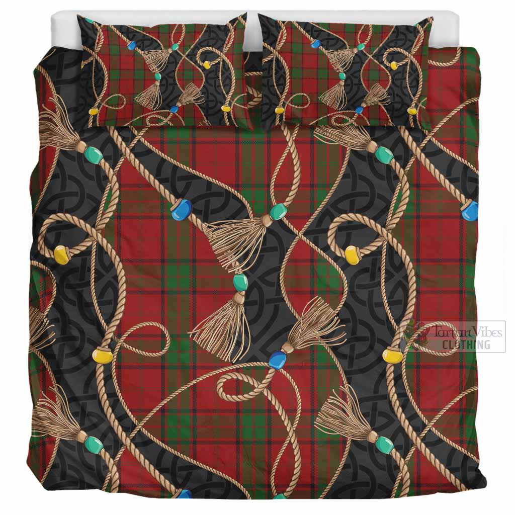 Maxwell Scottish Tartan Twisted Ropes Stylized Bedding Set UK Bedding Set UK Super King 104*94 inch - Tartan Vibes Clothing