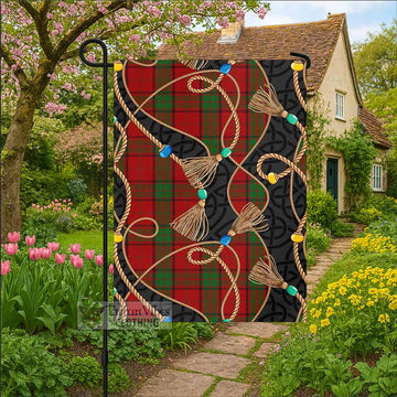 Maxwell Scottish Tartan Twisted Ropes Stylized Garden Flag