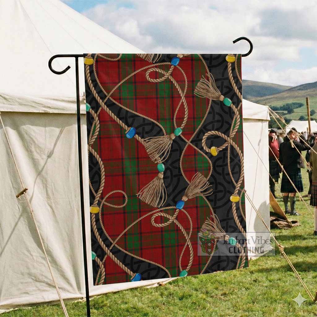 Maxwell Scottish Tartan Twisted Ropes Stylized Garden Flag - Tartan Vibes Clothing