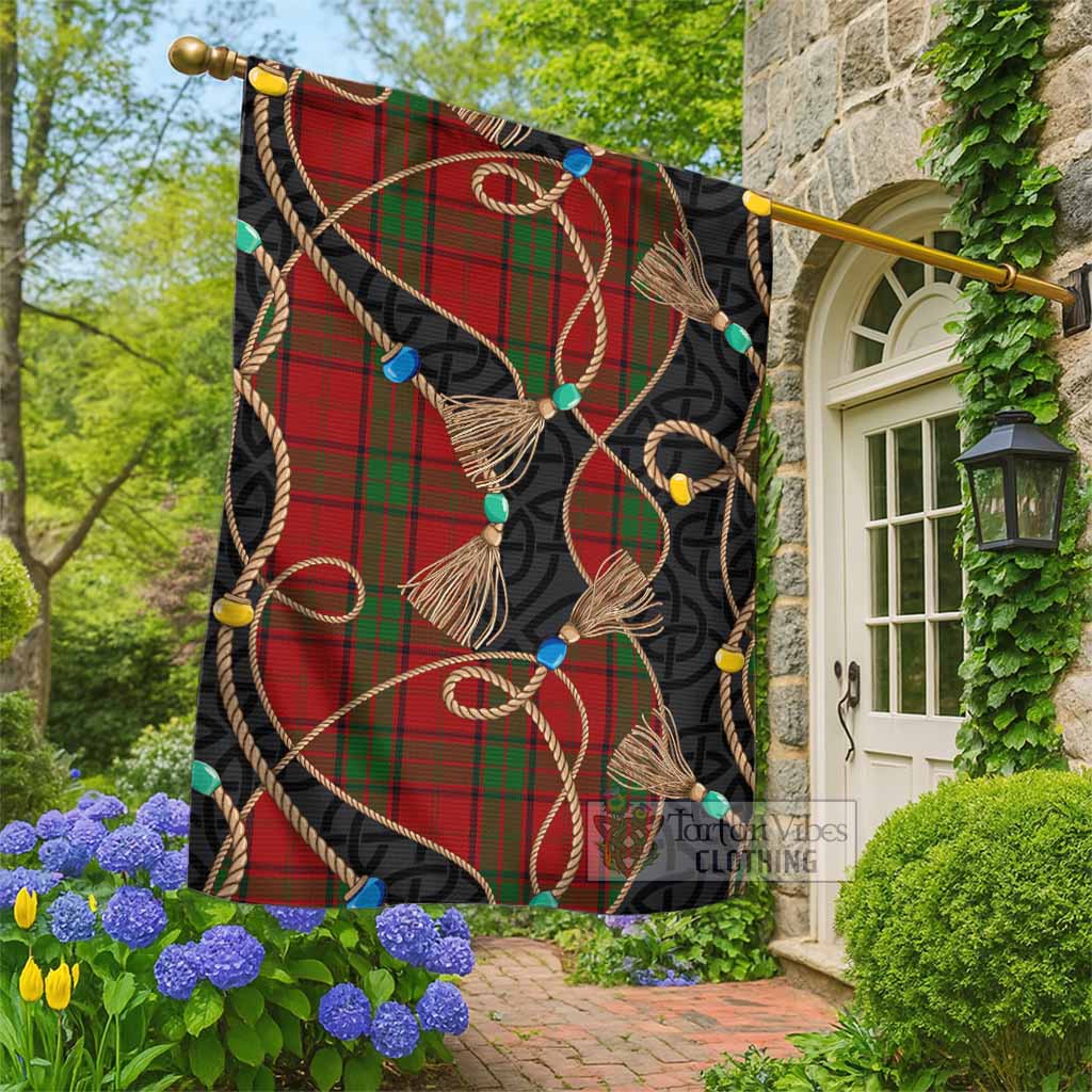 Maxwell Scottish Tartan Twisted Ropes Stylized Garden Flag - Tartan Vibes Clothing