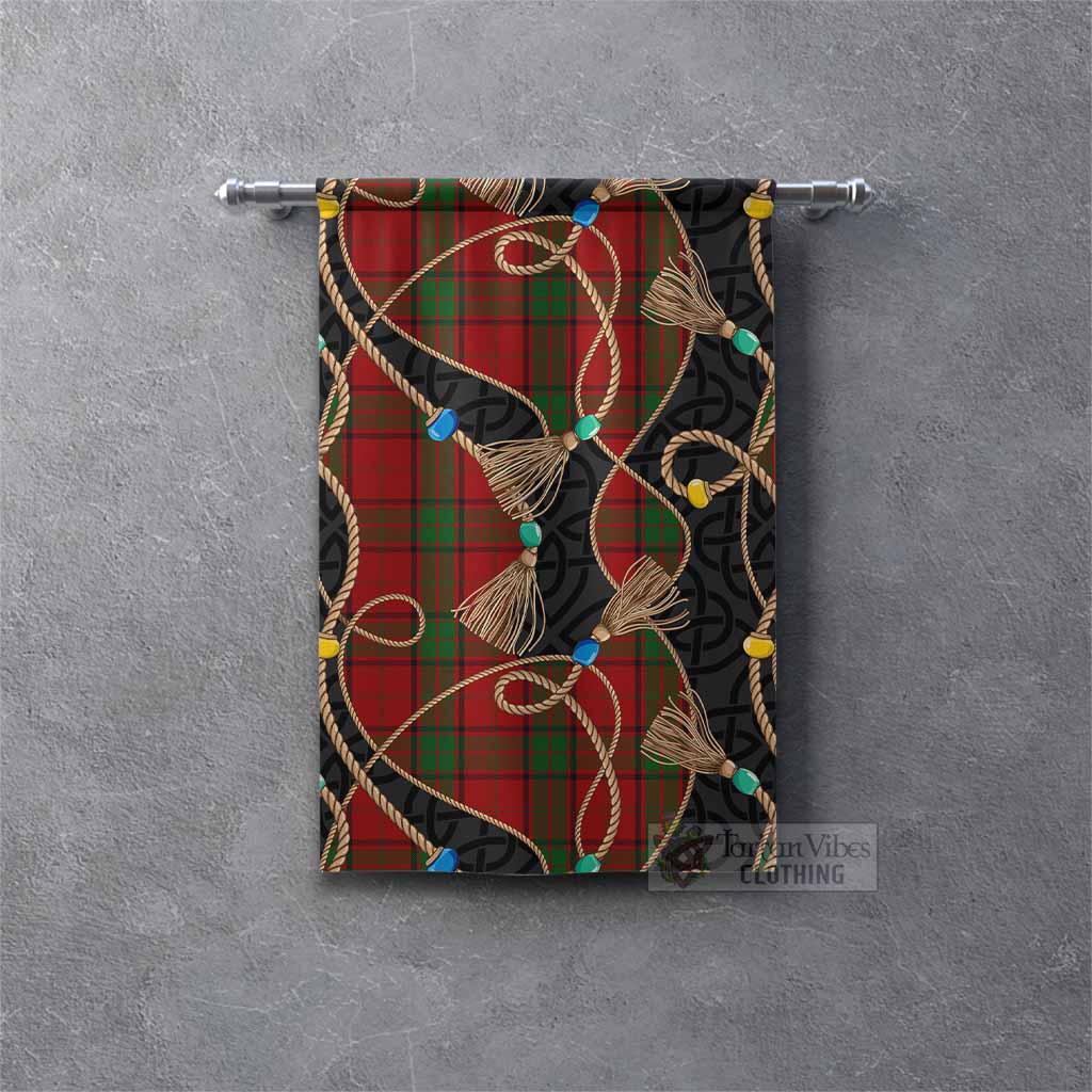 Maxwell Scottish Tartan Twisted Ropes Stylized Gonfalon Rectangle - Tartan Vibes Clothing