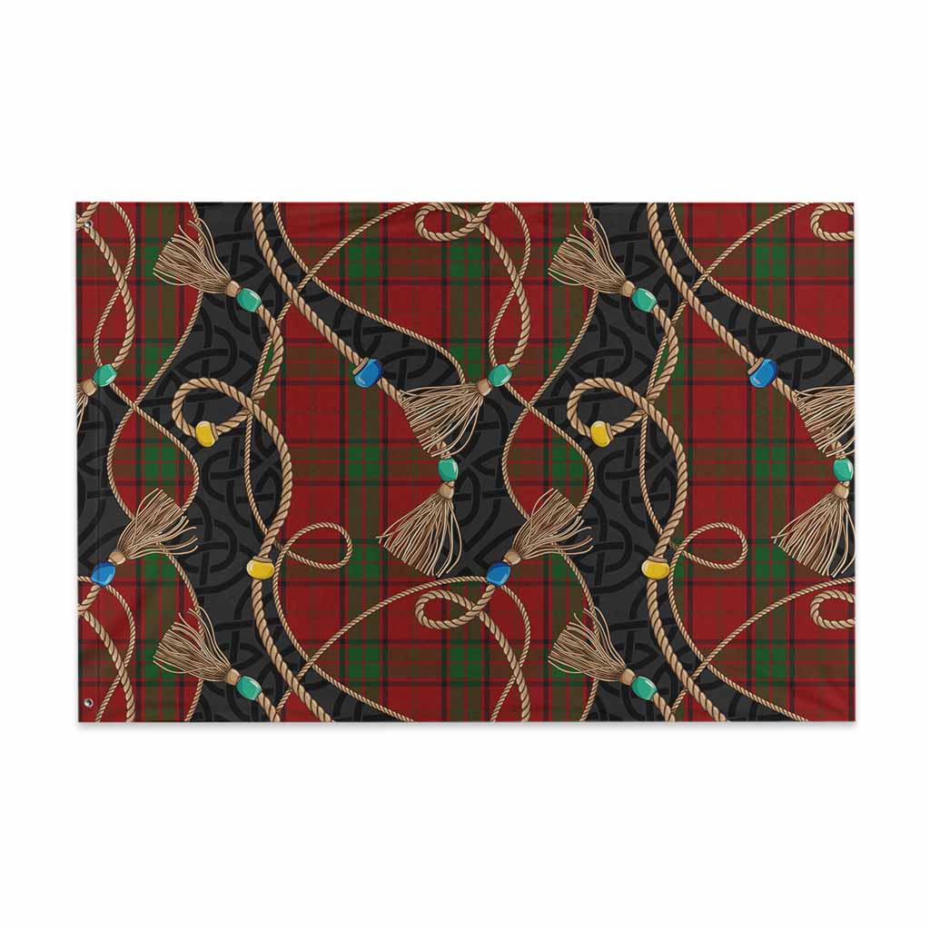 Maxwell Scottish Tartan Twisted Ropes Stylized House Flag 48*72 inch (120*180 cm) - Tartan Vibes Clothing