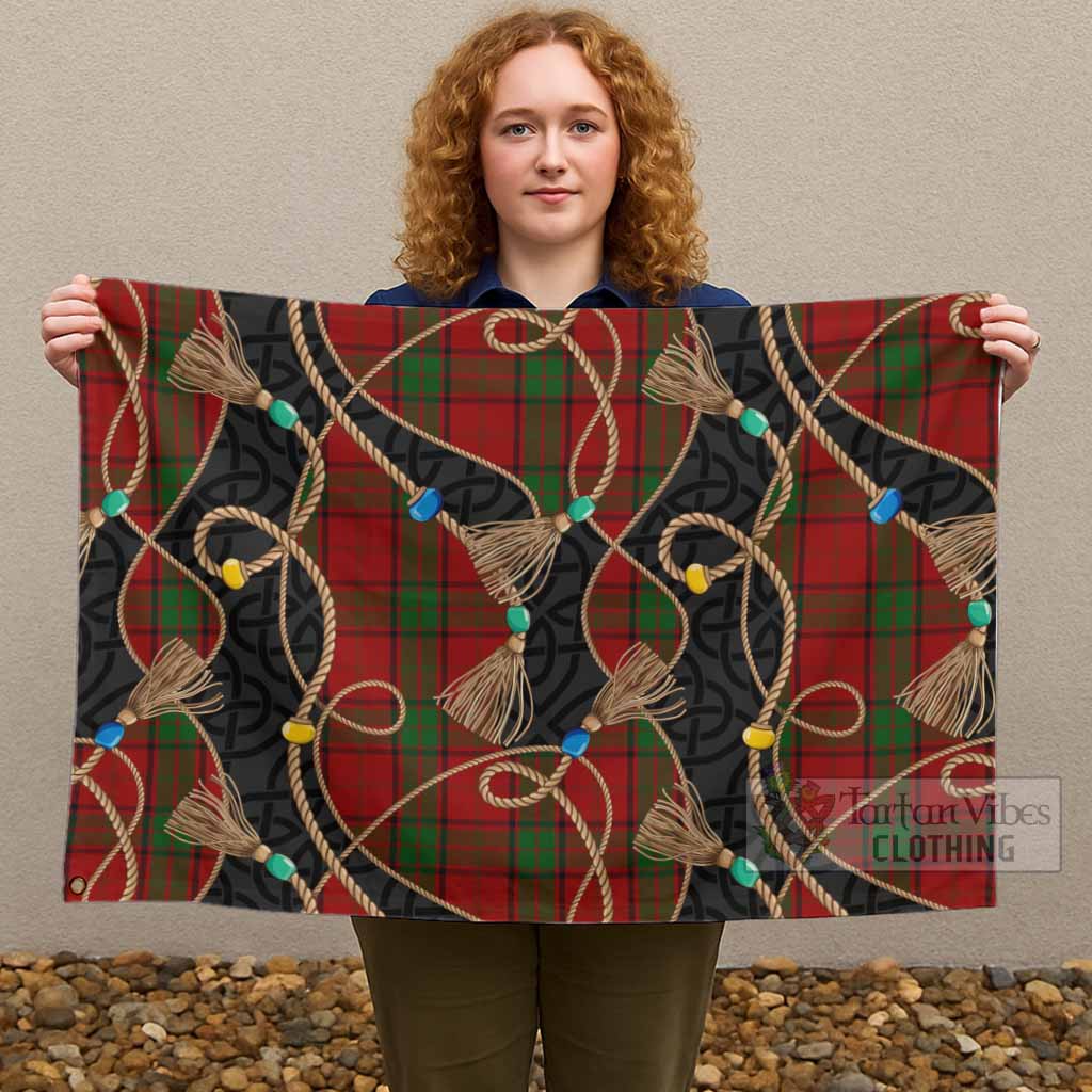 Maxwell Scottish Tartan Twisted Ropes Stylized House Flag - Tartan Vibes Clothing