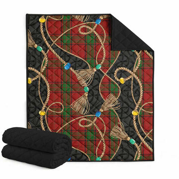 Maxwell Scottish Tartan Twisted Ropes Stylized Premium Quilt Super King Quilt 91" x 110" - Tartan Vibes Clothing