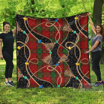 Maxwell Scottish Tartan Twisted Ropes Stylized Premium Quilt - Tartan Vibes Clothing