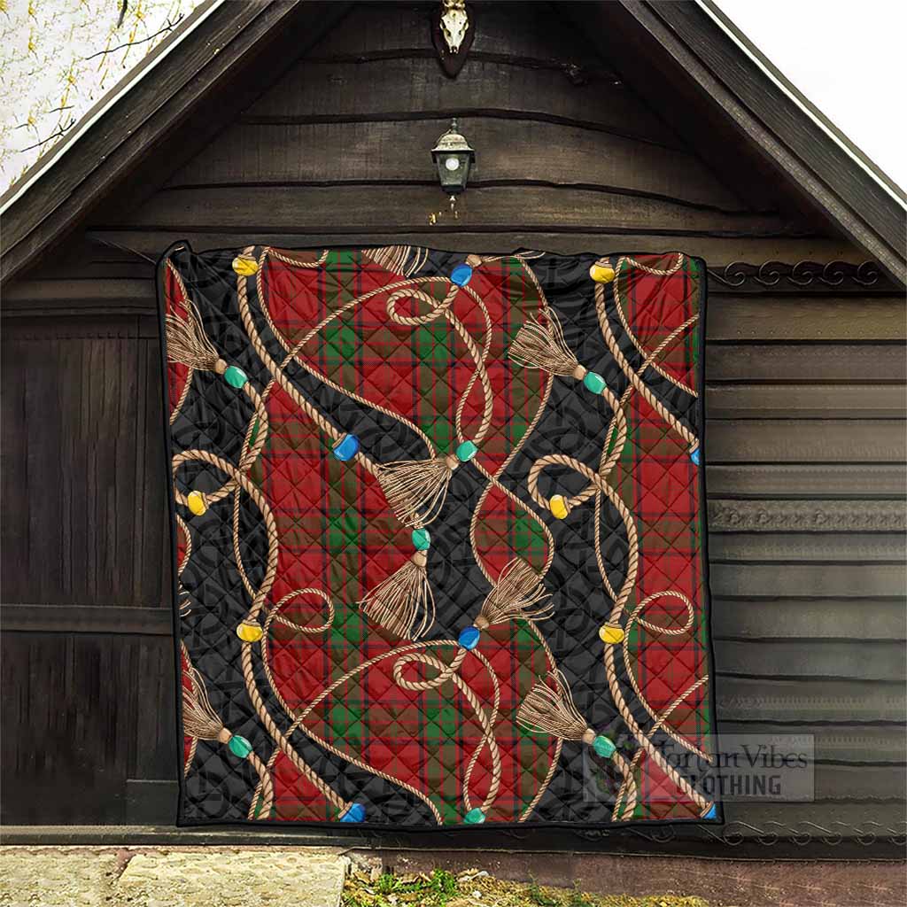 Maxwell Scottish Tartan Twisted Ropes Stylized Premium Quilt - Tartan Vibes Clothing
