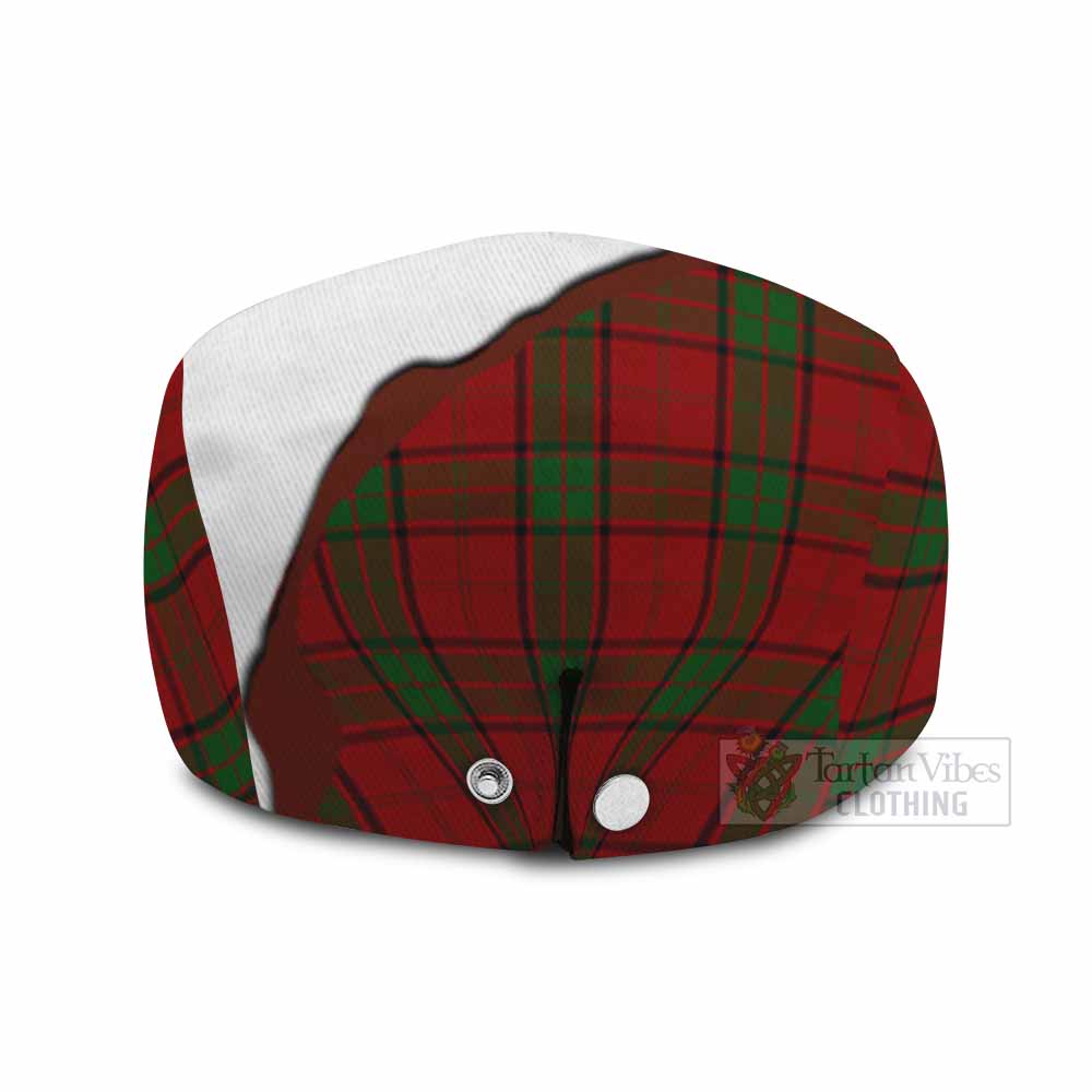 Maxwell Scottish Terrier Tartan Flat Cap, Jeff Cap Thistle Heritage Art - Tartan Vibes Clothing