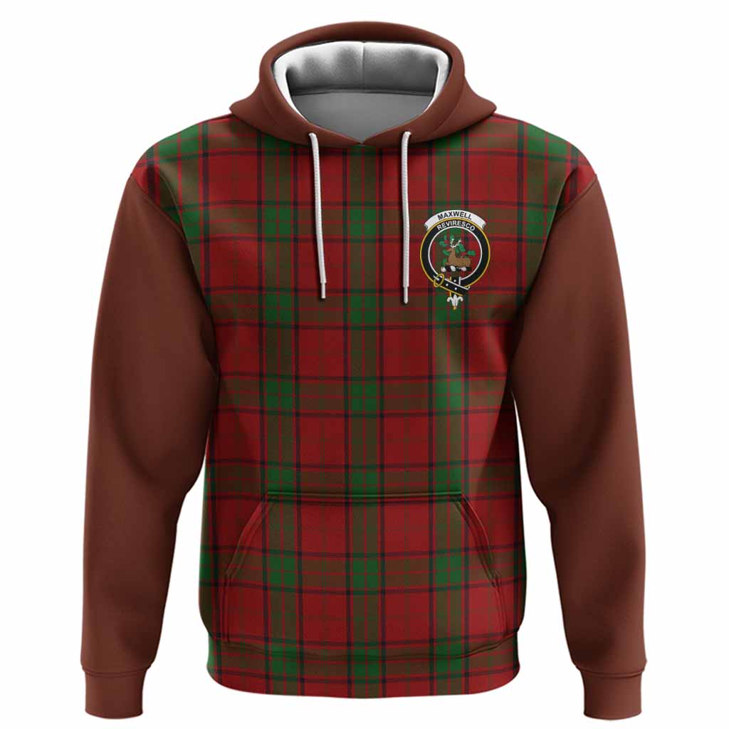 Maxwell Tartan Accent Hoodie with Family Crest