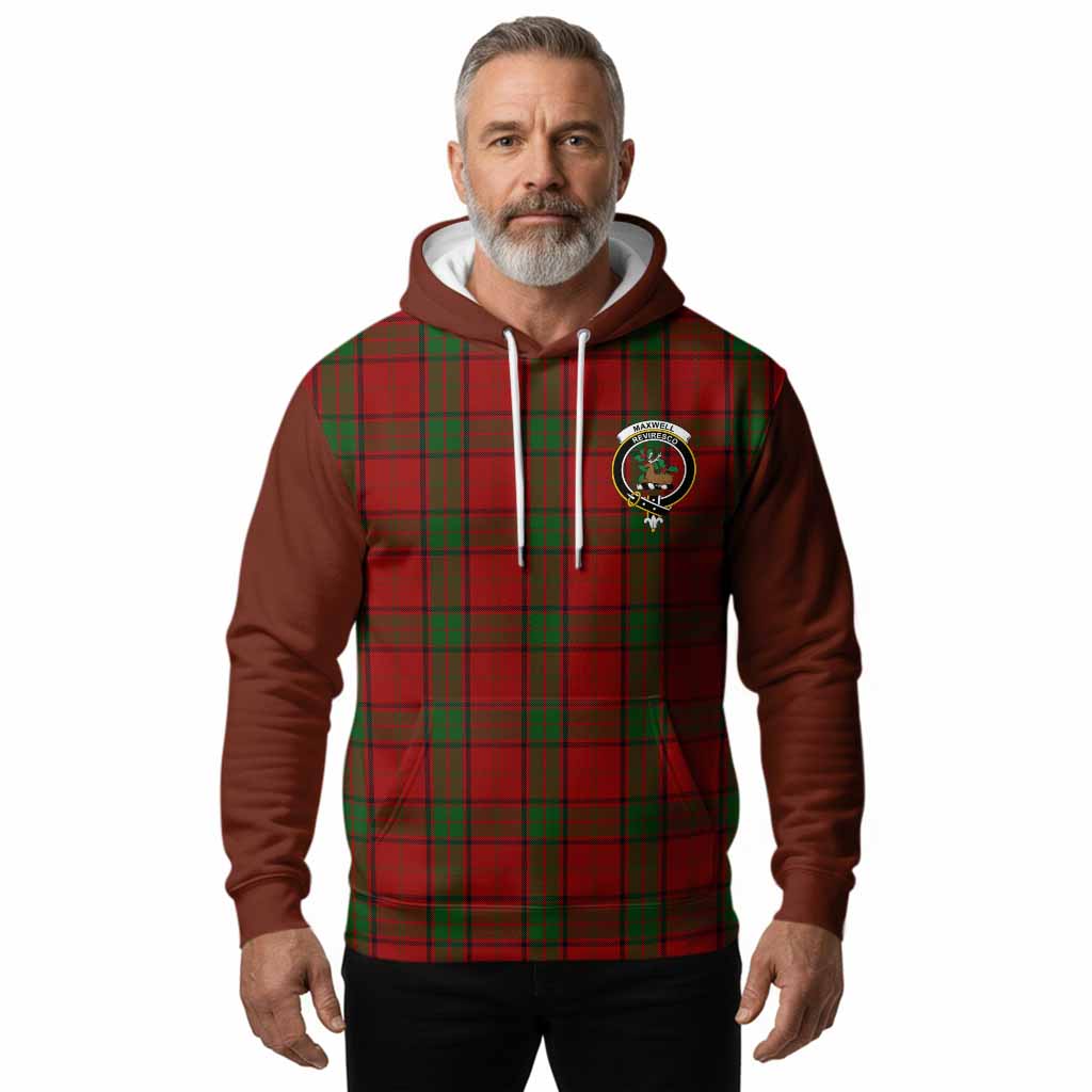 Maxwell Tartan Accent Hoodie with Family Crest