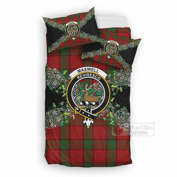 Maxwell Tartan Bedding Set Thistle Scottish Spirit