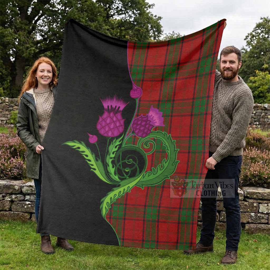 Maxwell Tartan Blanket Traditional Scottish Thistle - Tartan Vibes Clothing