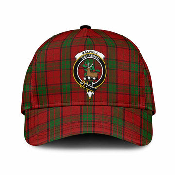 Maxwell Tartan Classic Cap with Family Crest