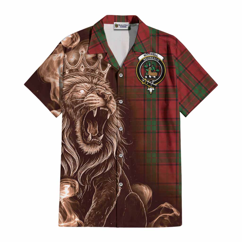 Maxwell Tartan Cotton Hawaiian Shirt Roaring Lion Heritage