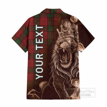 Maxwell Tartan Cotton Hawaiian Shirt Roaring Lion Heritage