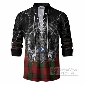 Maxwell Tartan Crest Ghillie Shirt Celtic Odin's Raven Legacy