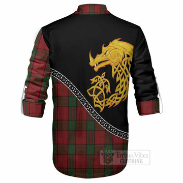 Maxwell Tartan Crest Ghillie Shirt Legendary Dragon Knot Half Style
