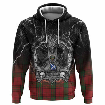 Maxwell Tartan Crest Hoodie Celtic Odin's Raven Legacy