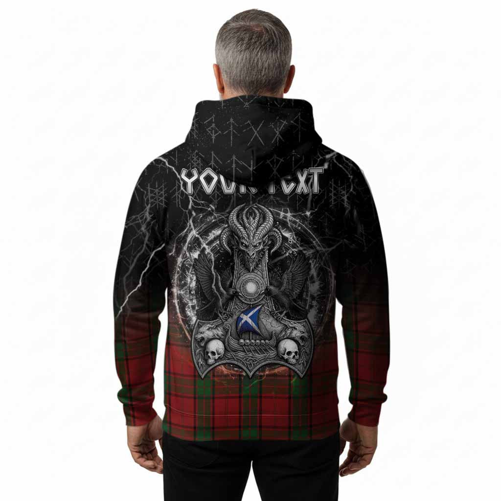 Maxwell Tartan Crest Hoodie Celtic Odin's Raven Legacy
