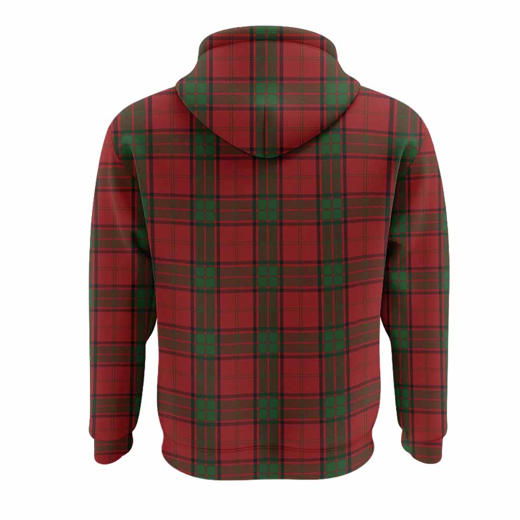 Maxwell Tartan Crest Hoodie Ferocious Lion Style