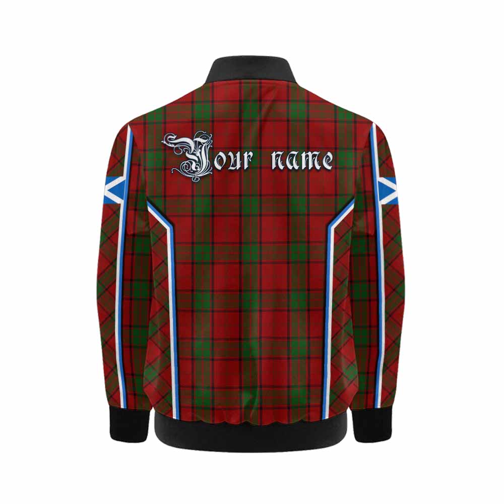Maxwell Tartan Crest Kid Bomber Jacket Scotland Coat of Arm Flag Style - Tartan Vibes Clothing