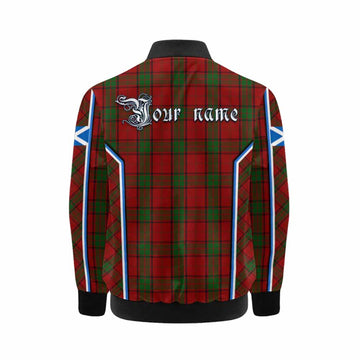 Maxwell Tartan Crest Kid Bomber Jacket Scotland Coat of Arm Flag Style - Tartan Vibes Clothing