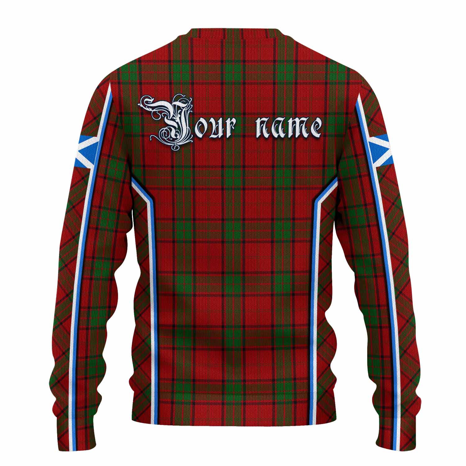 Maxwell Tartan Crest Knitted Sweater Scotland Coat of Arm Flag Style - Tartan Vibes Clothing
