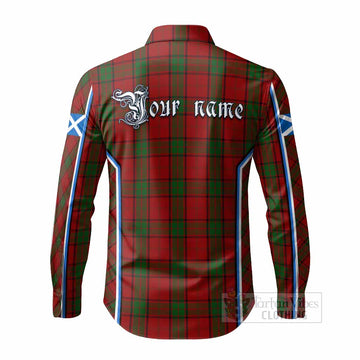 Maxwell Tartan Crest Long Sleeve Button Shirts Scotland Coat of Arm Flag Style