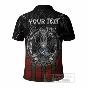 Maxwell Tartan Crest Polo Shirt Celtic Odin's Raven Legacy