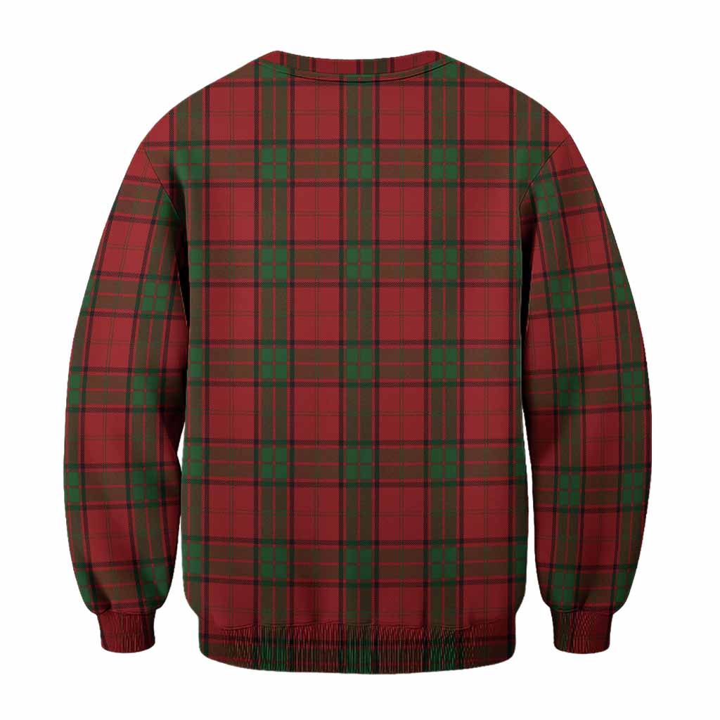 Maxwell Tartan Crest Sweatshirt Ferocious Lion Style