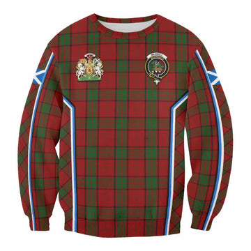 Maxwell Tartan Crest Sweatshirt Scotland Coat of Arm Flag Style - Tartan Vibes Clothing