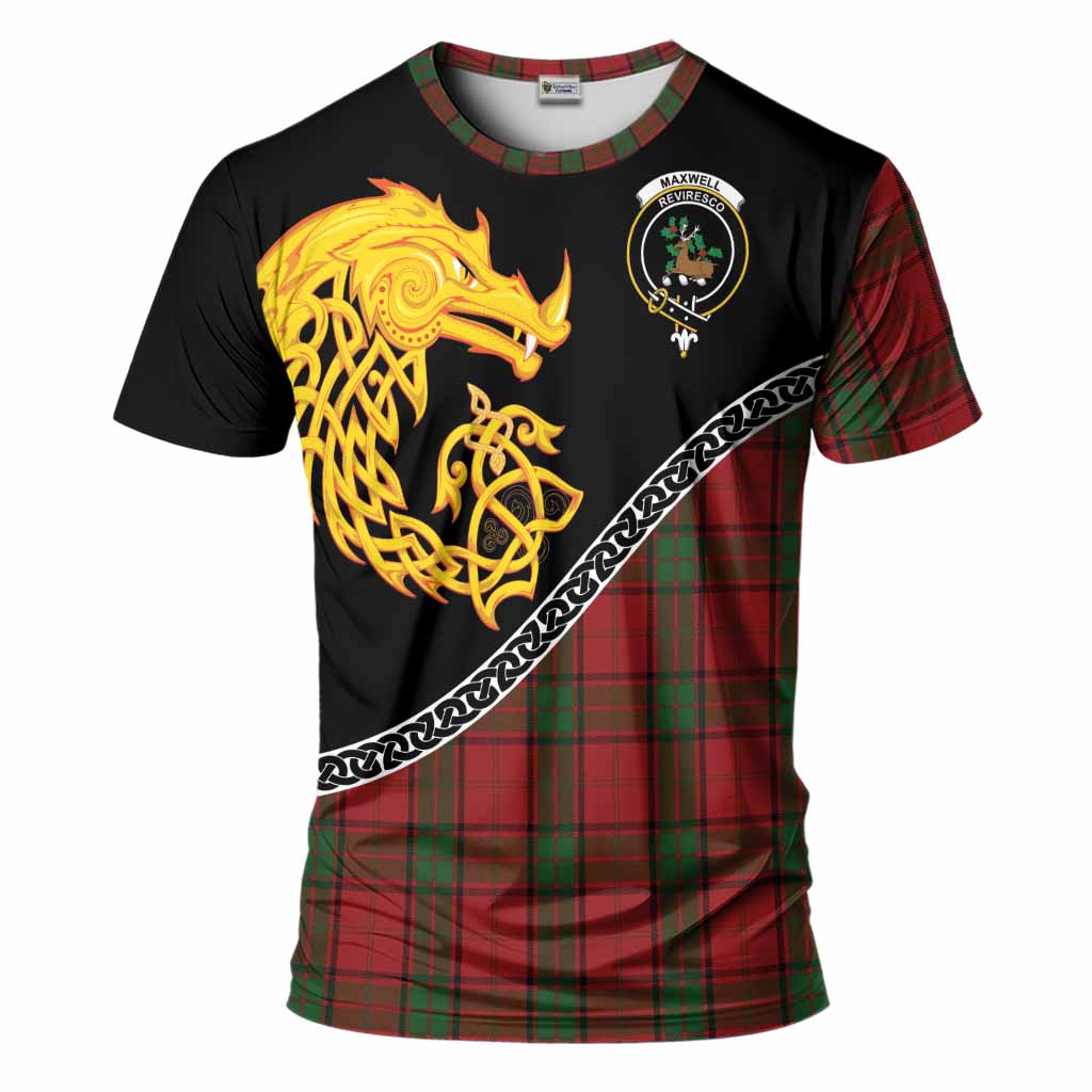 Maxwell Tartan Crest T-Shirt Legendary Dragon Knot Half Style