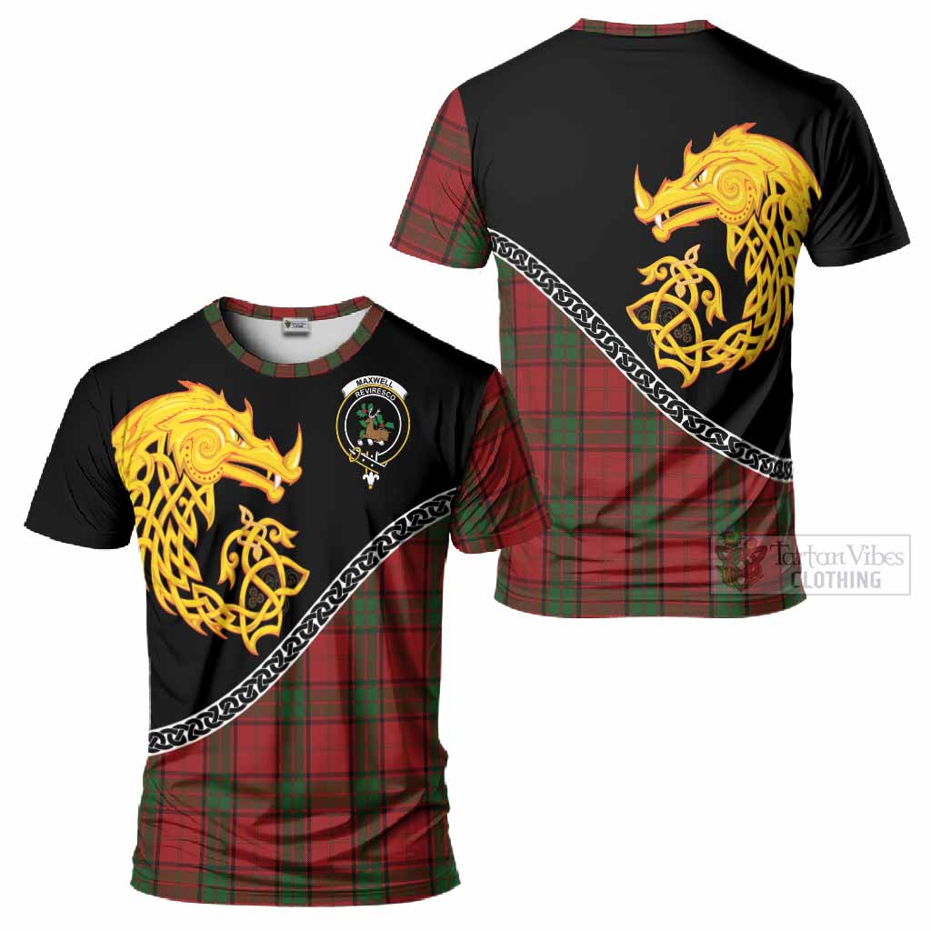 Maxwell Tartan Crest T-Shirt Legendary Dragon Knot Half Style
