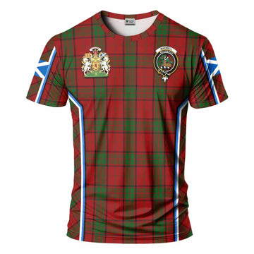 Maxwell Tartan Crest T-shirt Scotland Coat of Arm Flag Style - Tartan Vibes Clothing