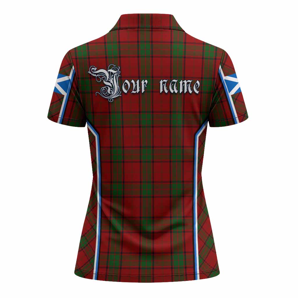 Maxwell Tartan Crest Women's Polo Shirt Scotland Coat of Arm Flag Style - Tartan Vibes Clothing