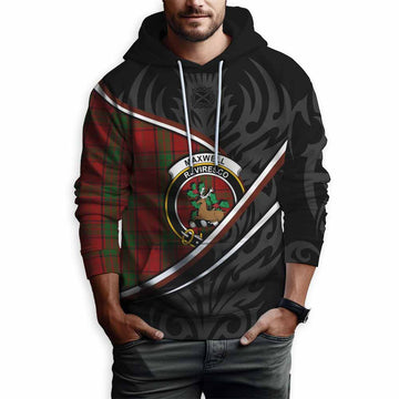 Maxwell Tartan Family Crest Hoodie Celtic Scottish Thistle Floral