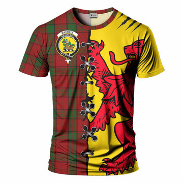 Maxwell Tartan Family Crest T-shirt Lion Rampant Honor - Tartan Vibes Clothing