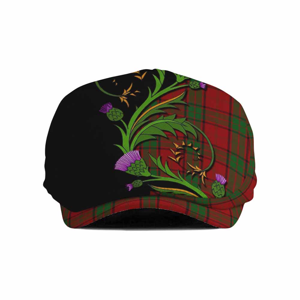 Maxwell Tartan Flat Cap, Jeff Cap Scottish Thistle Pride Heritage Art Flat Cap - Tartan Vibes Clothing
