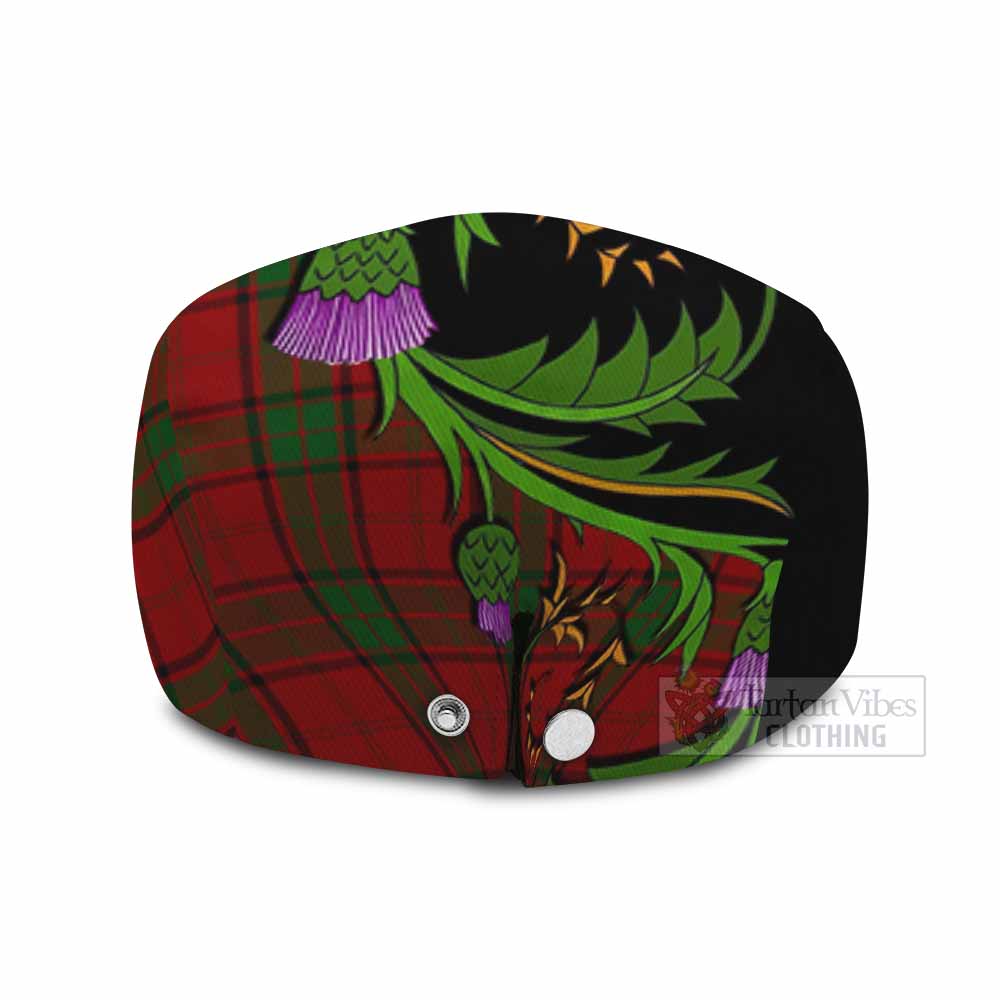 Maxwell Tartan Flat Cap, Jeff Cap Scottish Thistle Pride Heritage Art - Tartan Vibes Clothing