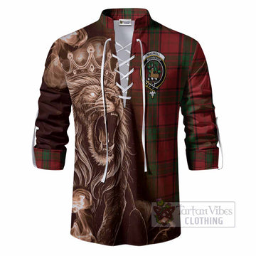 Maxwell Tartan Ghillie Shirt Roaring Lion Heritage