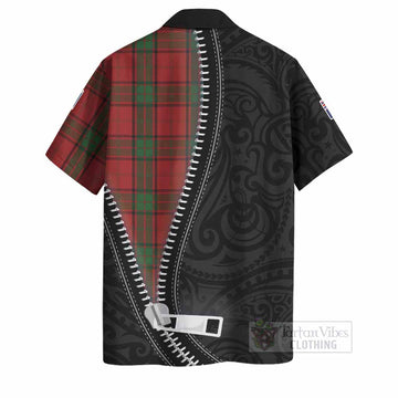 Maxwell Tartan Hawaiian Shirt New Zealand Pattern Unique Zipper Stylized