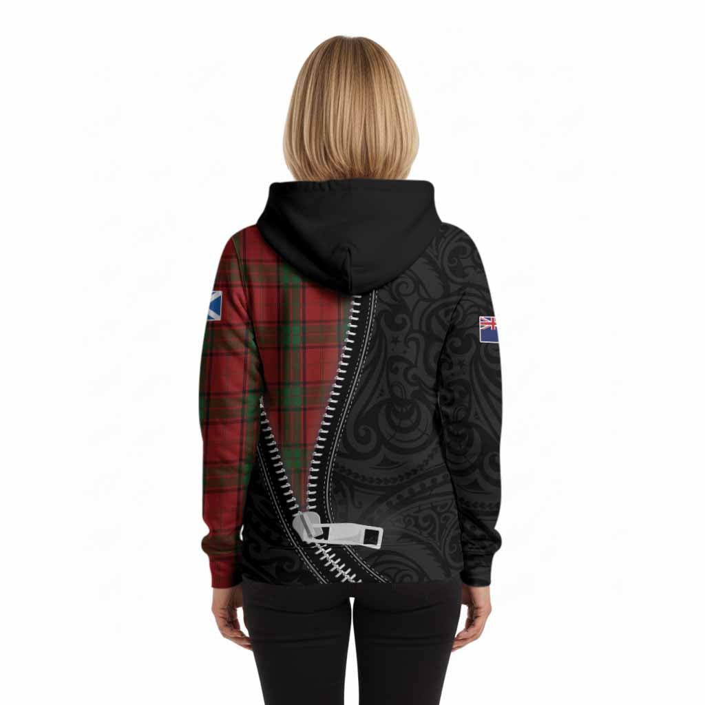 Maxwell Tartan Hoodie New Zealand Pattern Unique Zipper Stylized