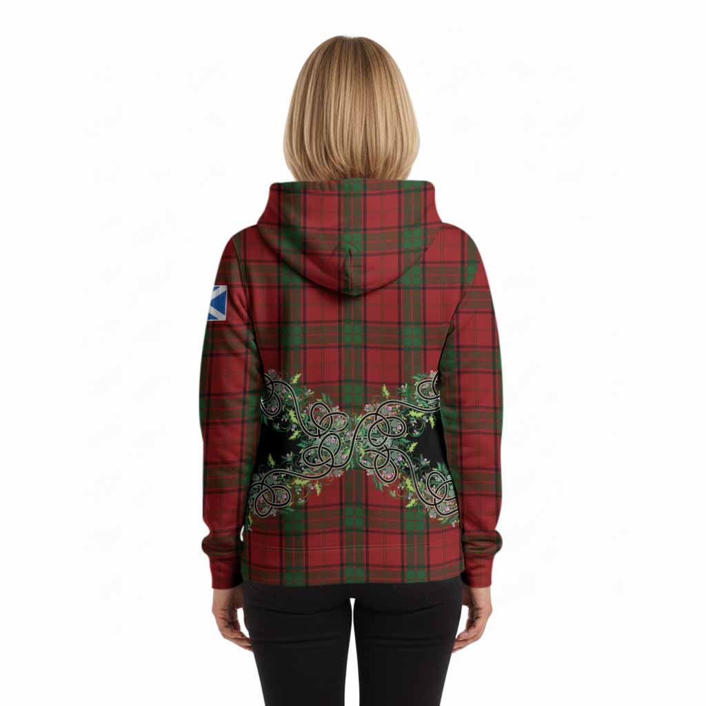Maxwell Tartan Hoodie Thistle Scottish Spirit