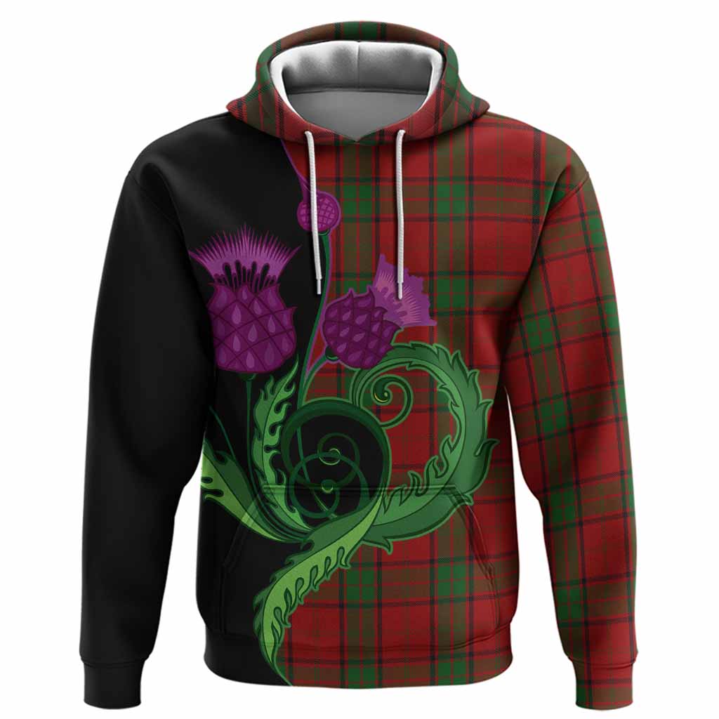 Maxwell Tartan Hoodie Traditional Scottish Thistle