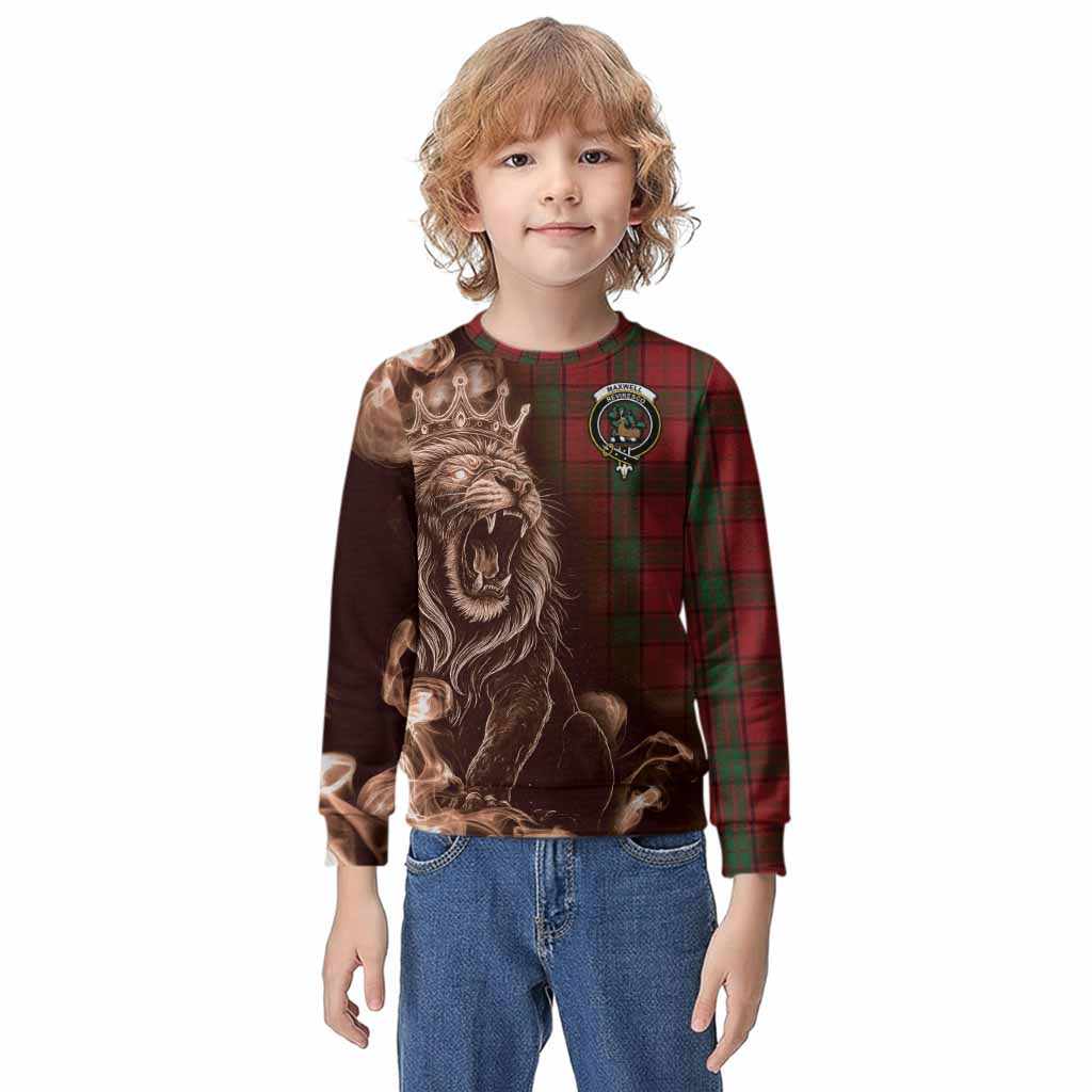 Maxwell Tartan Kid Knitted Sweatshirt Roaring Lion Heritage