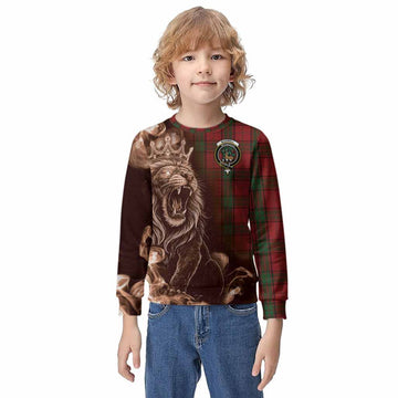 Maxwell Tartan Kid Knitted Sweatshirt Roaring Lion Heritage