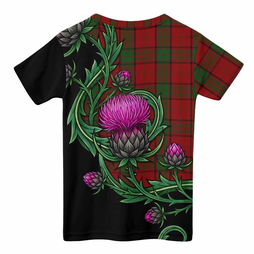 Maxwell Tartan Kid T-shirt Resilient Scottish Thistle - Tartan Vibes Clothing